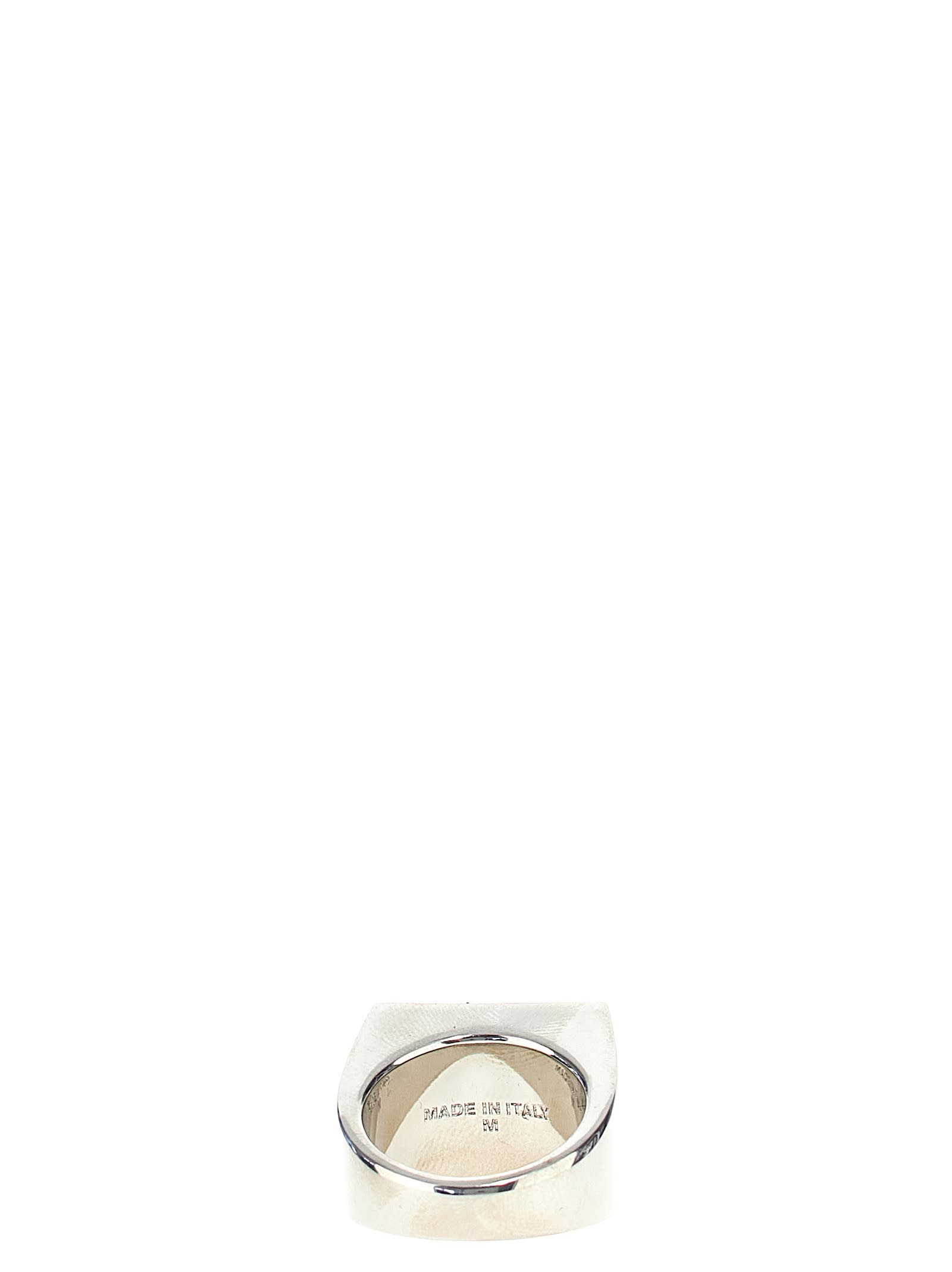 Shop Dries Van Noten Stone Ring In Black