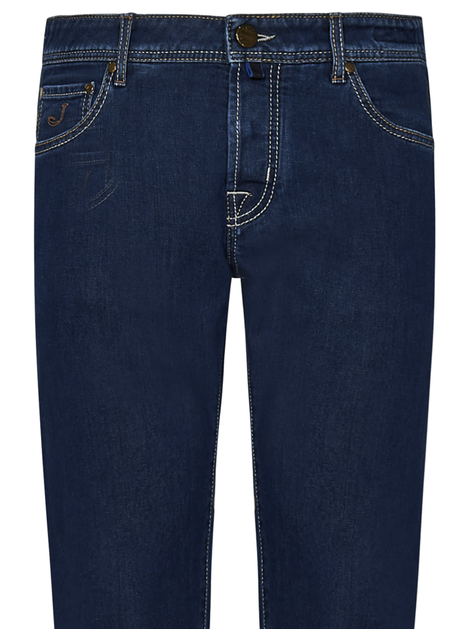 Shop Jacob Cohen Nick Slim Jeans Jeans In Blu
