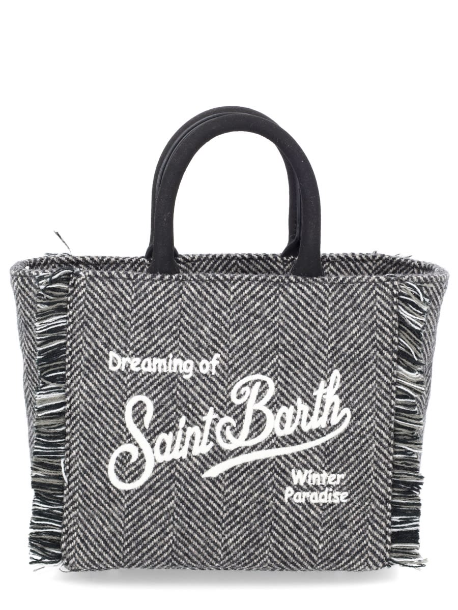 Mc2 Saint Barth Vanity Mini Tote Bag In Black