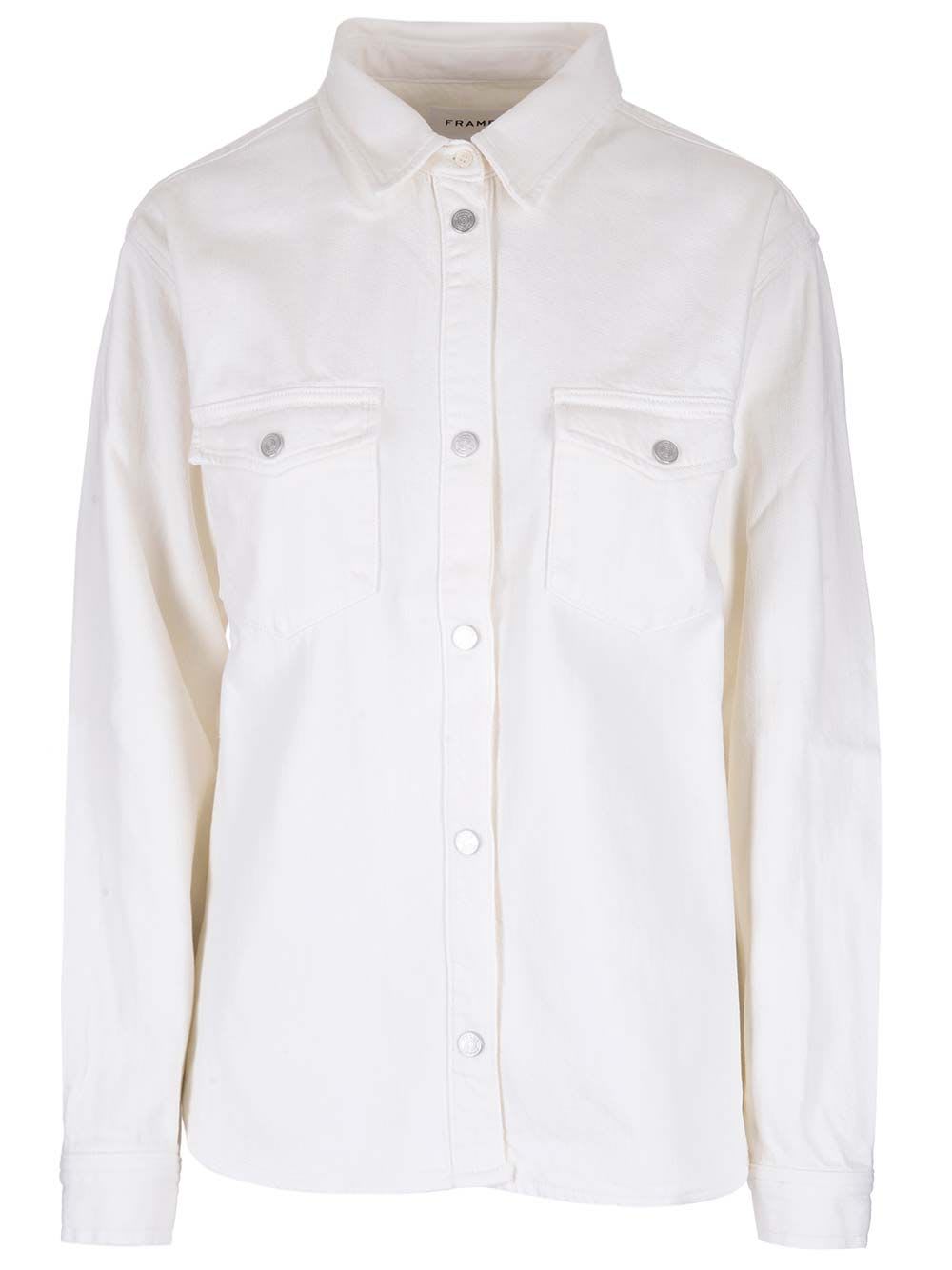 White Denim Shirt