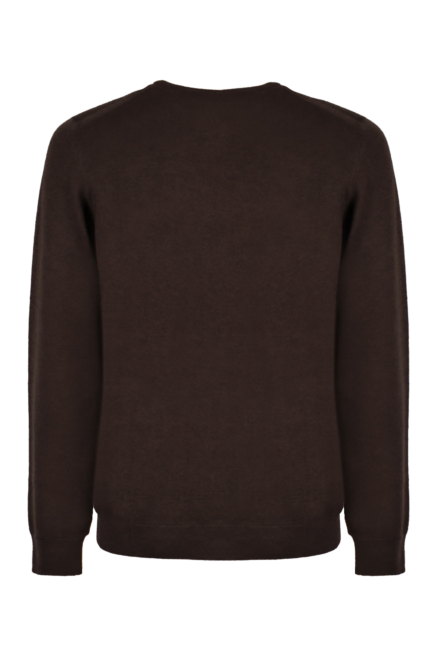 Shop Drumohr Merino Wool Sweater In Brown