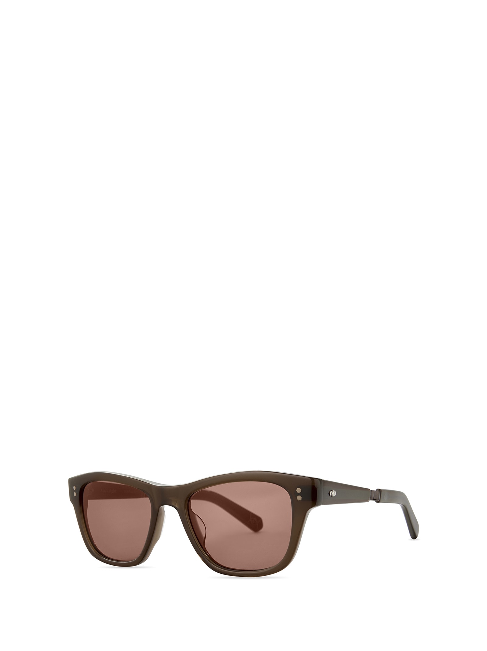Shop Mr Leight Damone S Citrine-white Gold/tahitian Rose Sunglasses