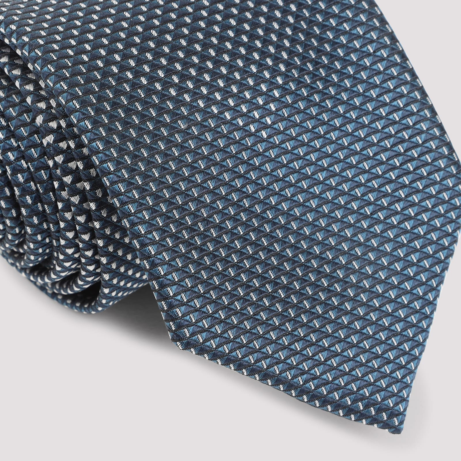 Brioni Silk Tie In Blue