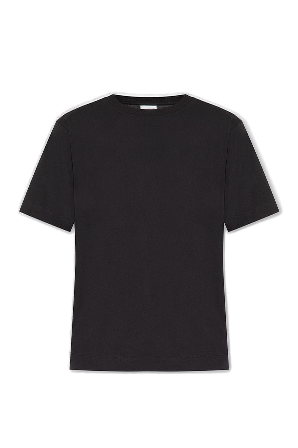 Shop Dries Van Noten Crewneck T-shirt In Black
