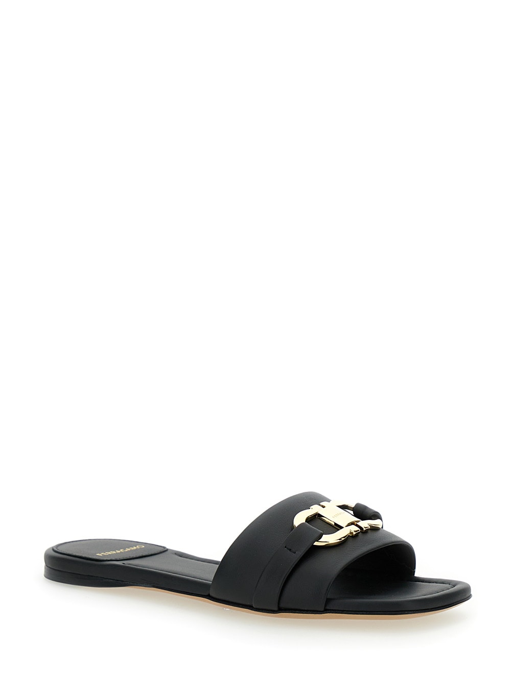 Shop Ferragamo Leah In Elisir Nero