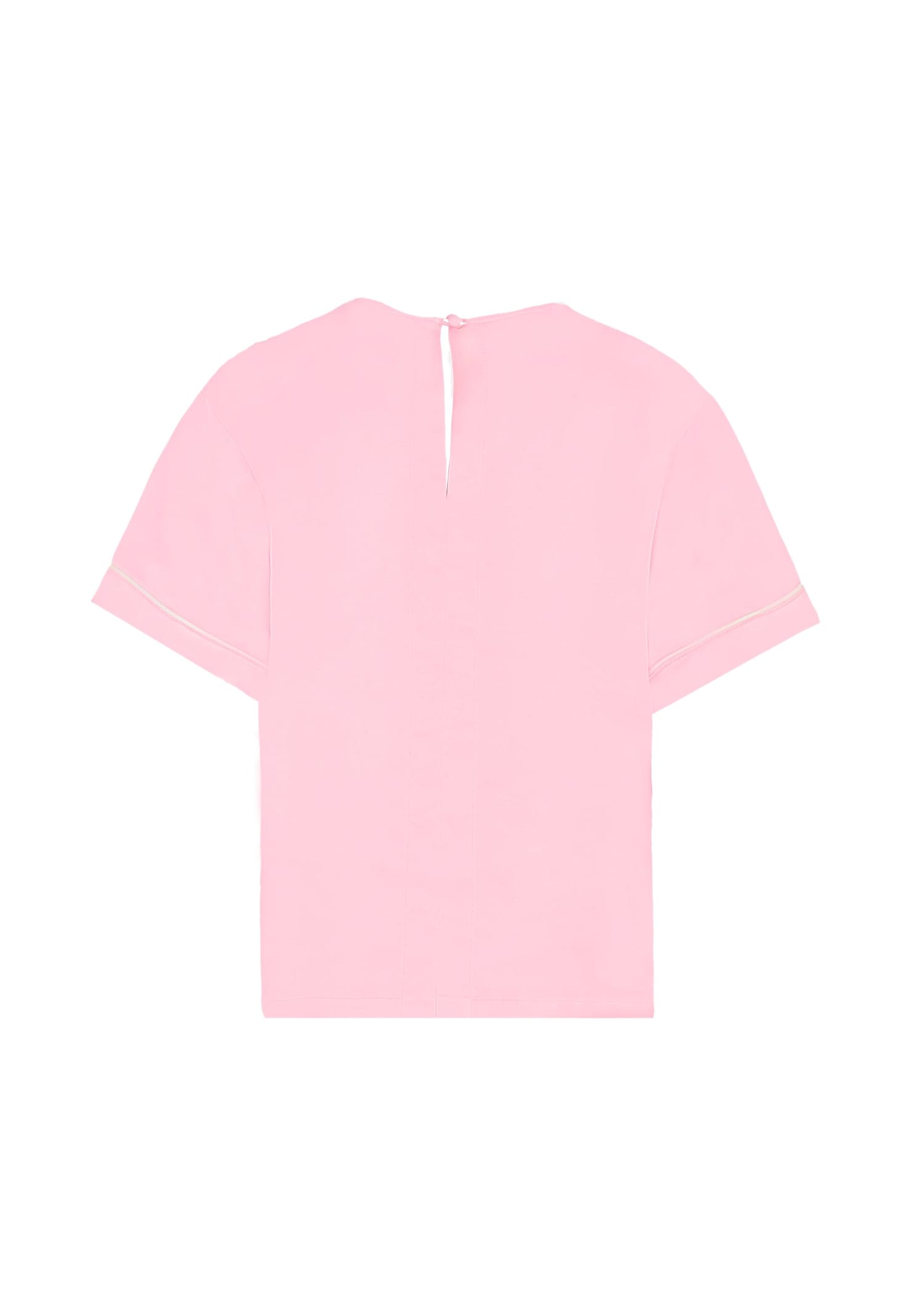 N°21 Pink Shirt For Girl With Logo In Pink