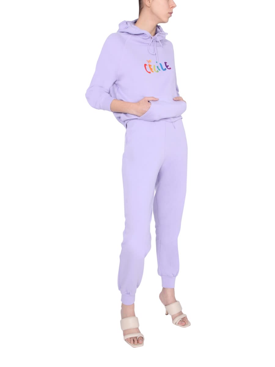 Shop Etre Cecile Hoodie In Lilac