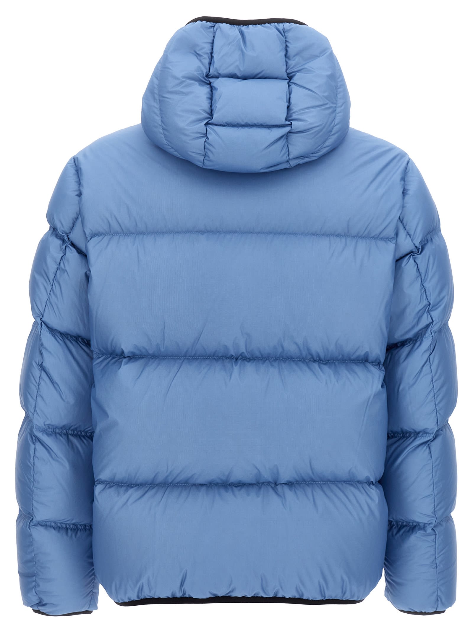 Shop Moncler Masac Down Jacket In Light Blue