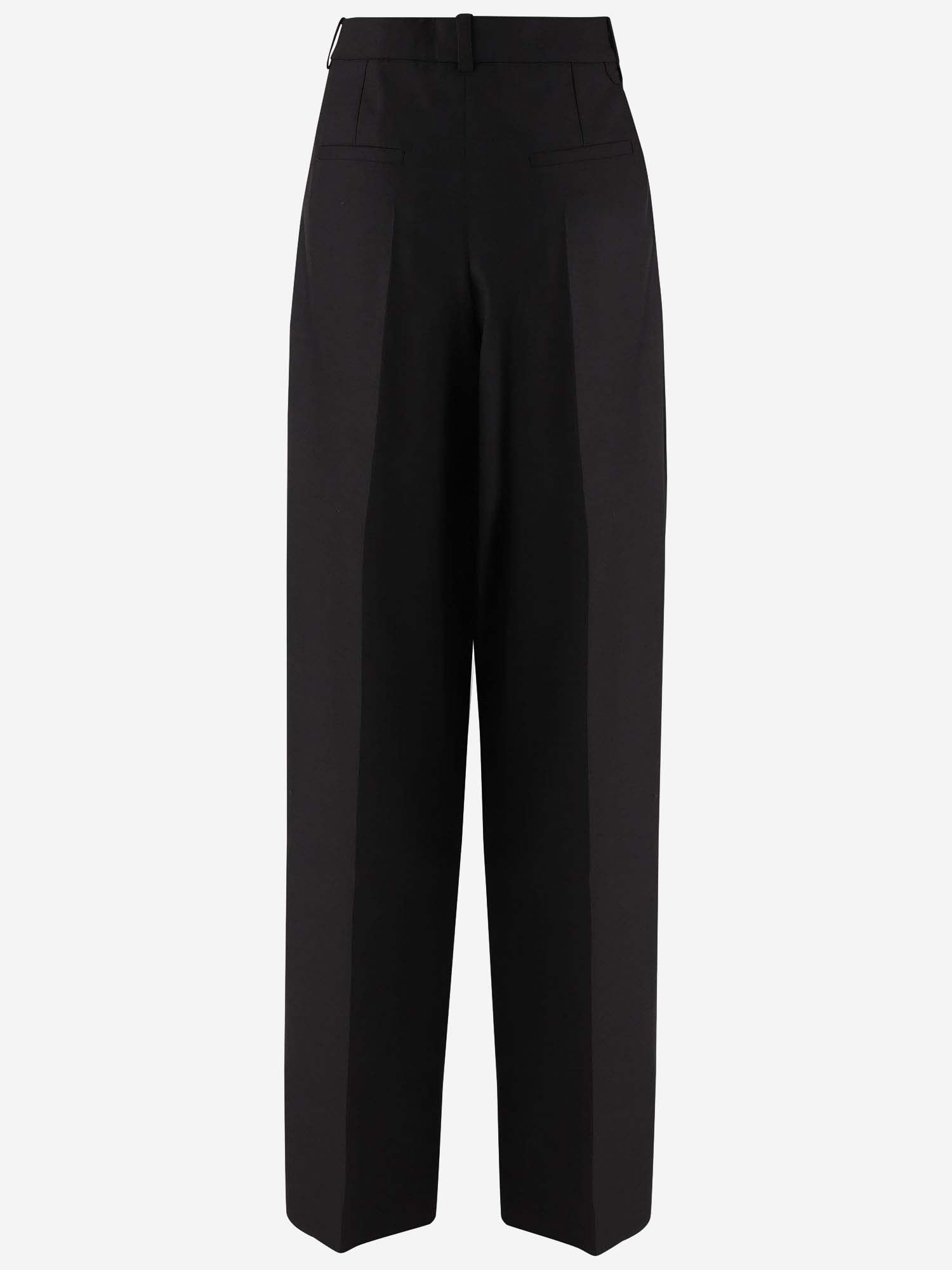 Shop Jacquemus Le Pantalon Curzio In Black