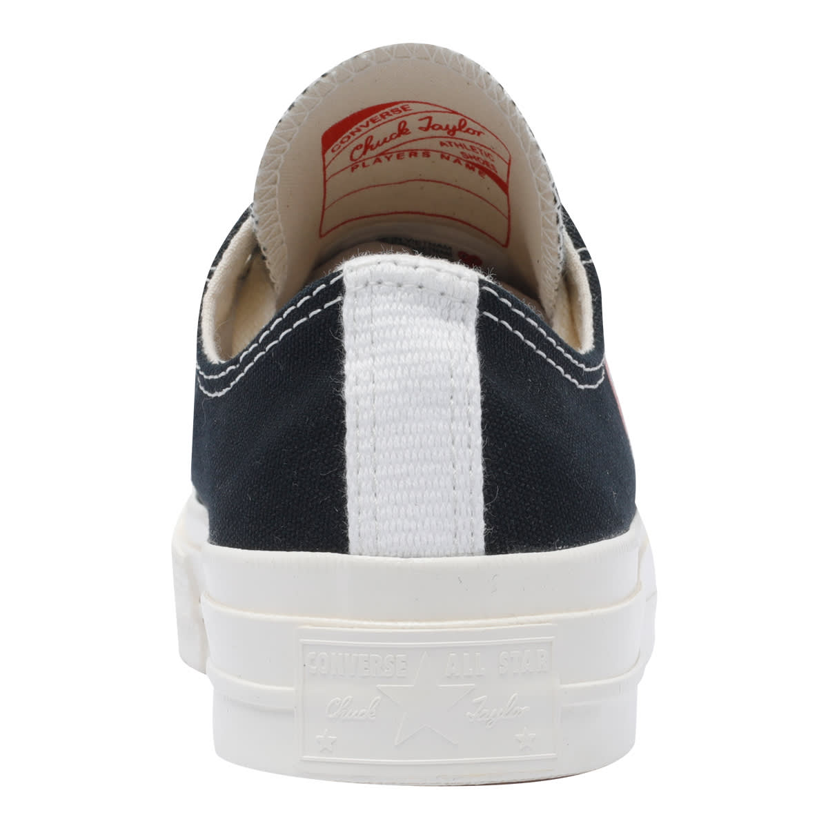 Comme Des Garçons Play Chuck Taylor Sneakers In Black