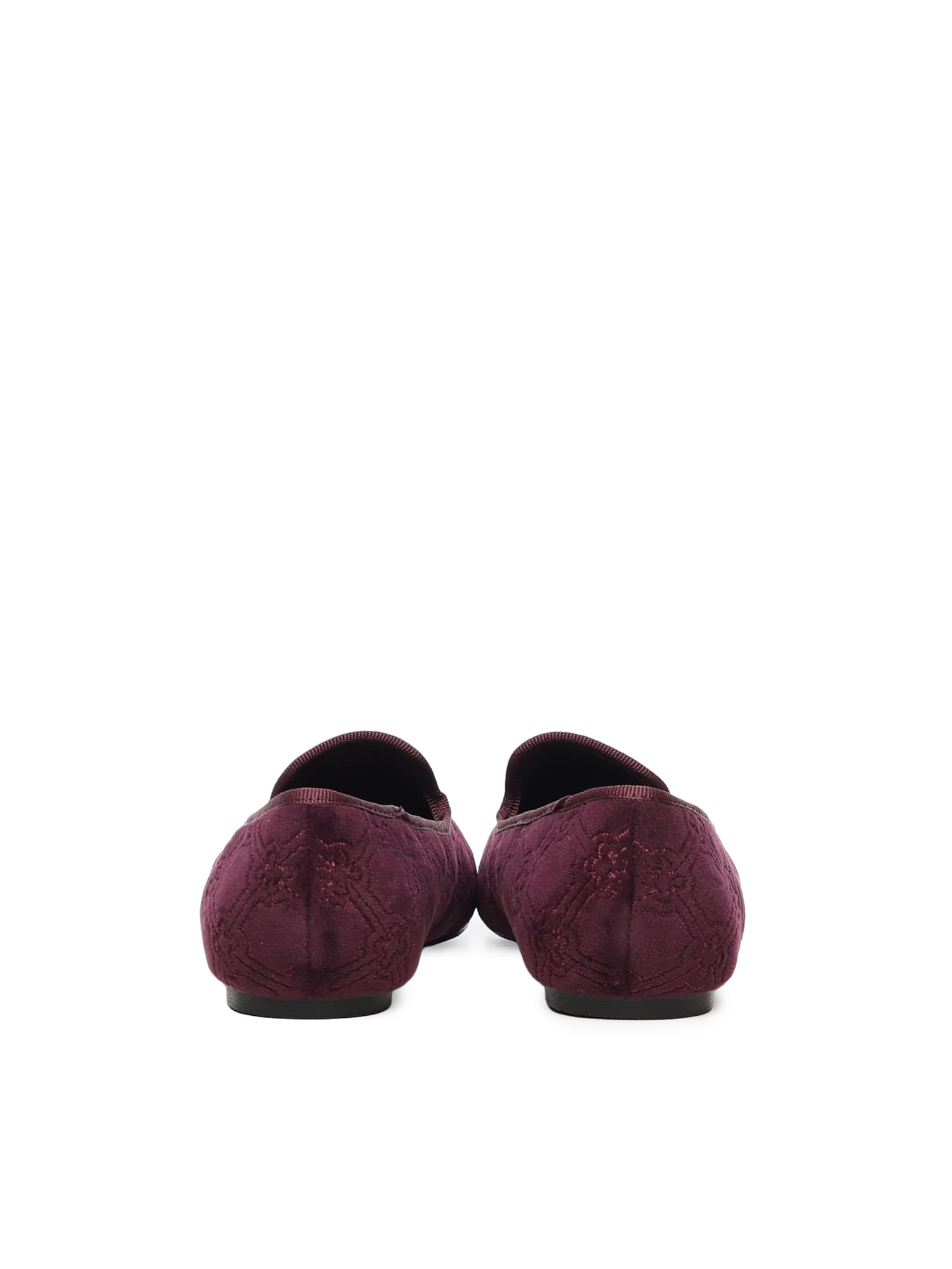 V73 Iris Winter Loafers With Logo In Burgundy