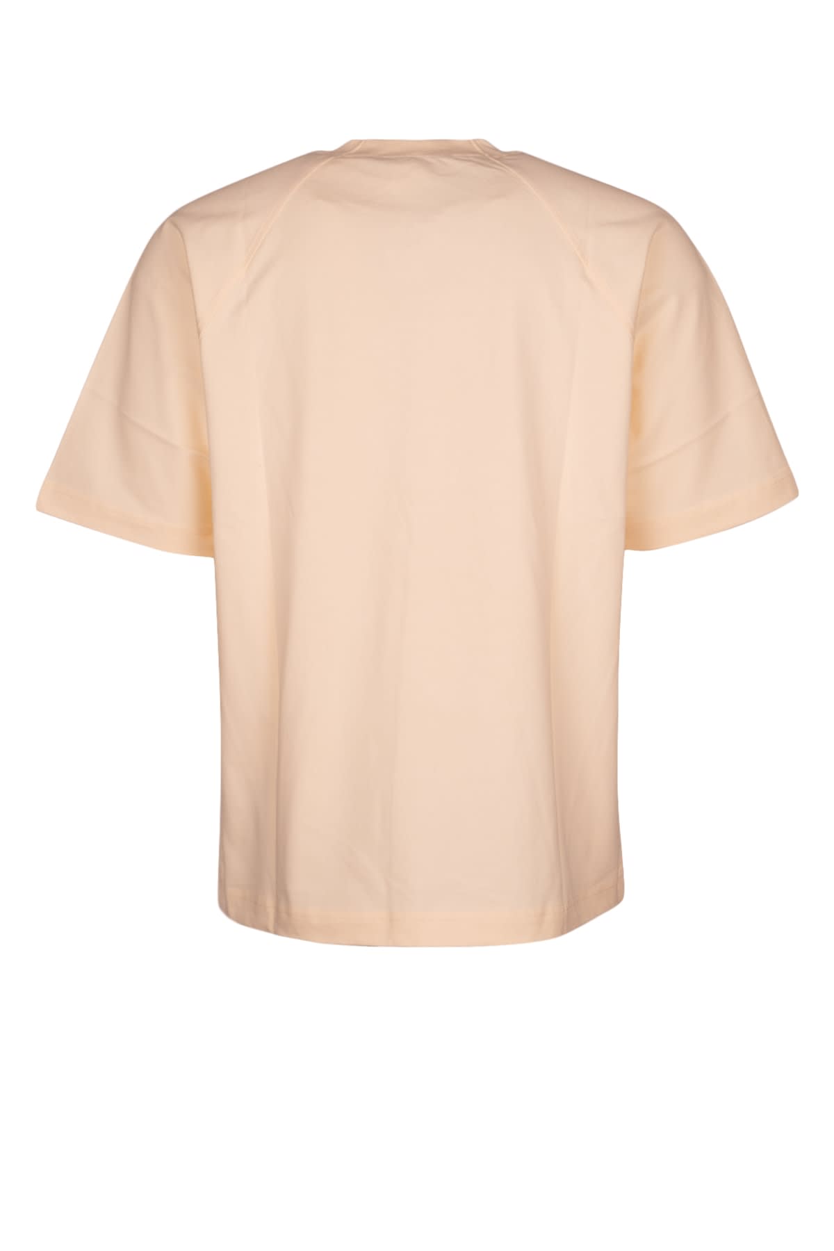 Shop Jacquemus Le Tshirt Typo In Lightbeige