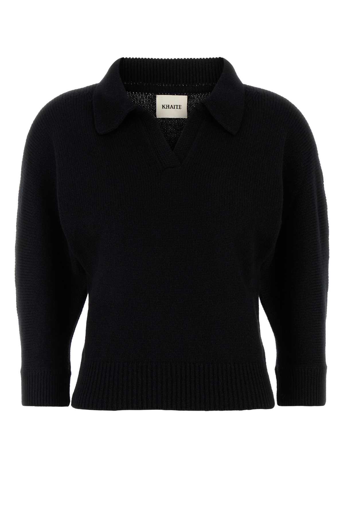 Black Cashmere Herve Polo Shirt