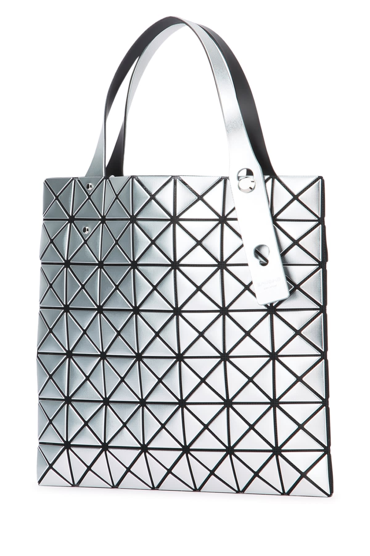 Bao Bao Issey Miyake Lucent Metallic Tote Bag In Silver