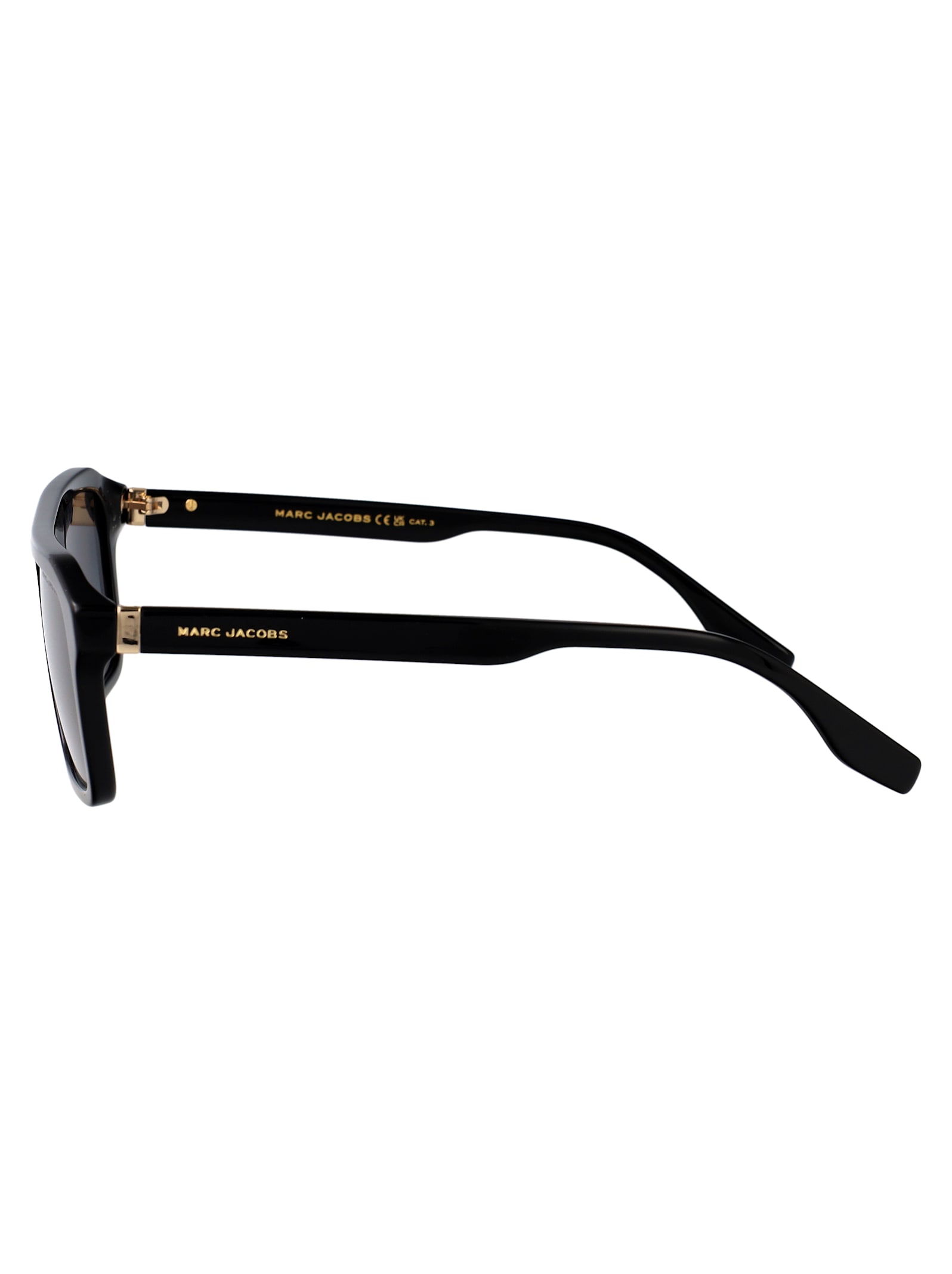 Marc Jacobs Rectangle-frame Sunglasses In Black