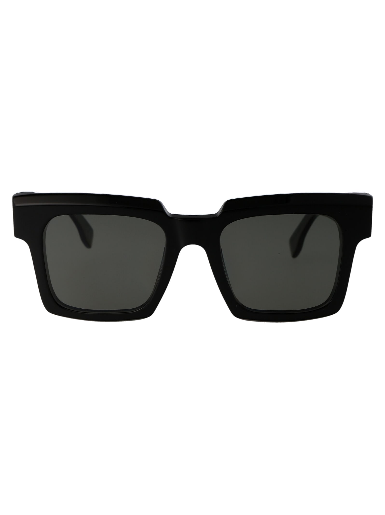 Shop Retrosuperfuture Palazzo Sunglasses In Black