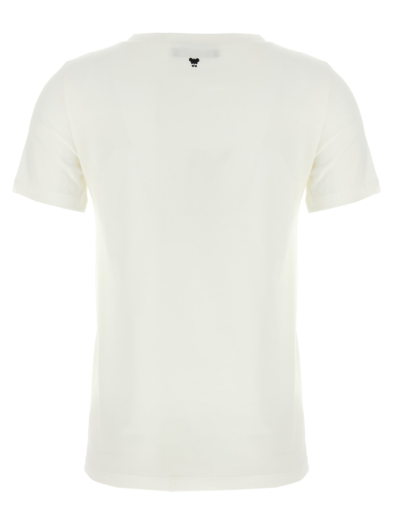 Weekend Max Mara Ribbed-neckline T-shirt In White