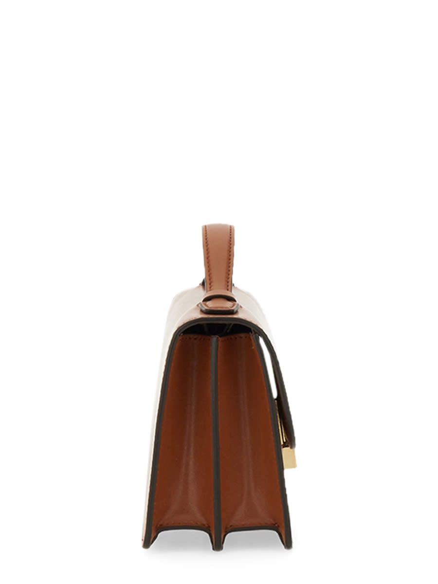 Shop Victoria Beckham Mini Dorian Bag In Buff