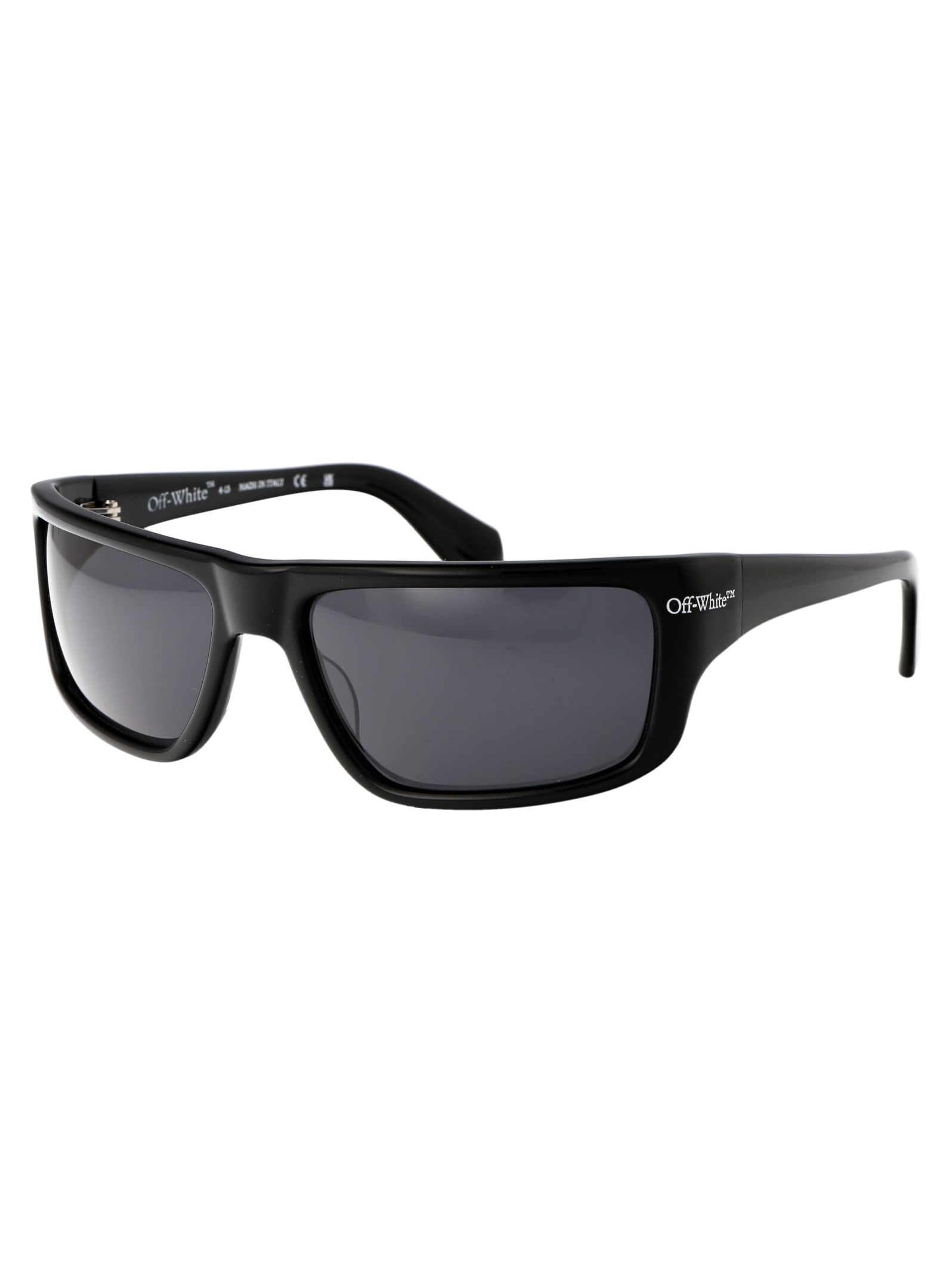 Shop Off-white Bologna Sunglasses In 1007 Black