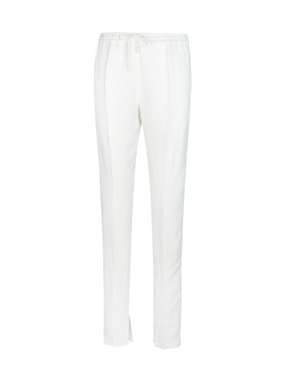 Shop Sportmax Gererda Drawstring Track Pants In Bianco