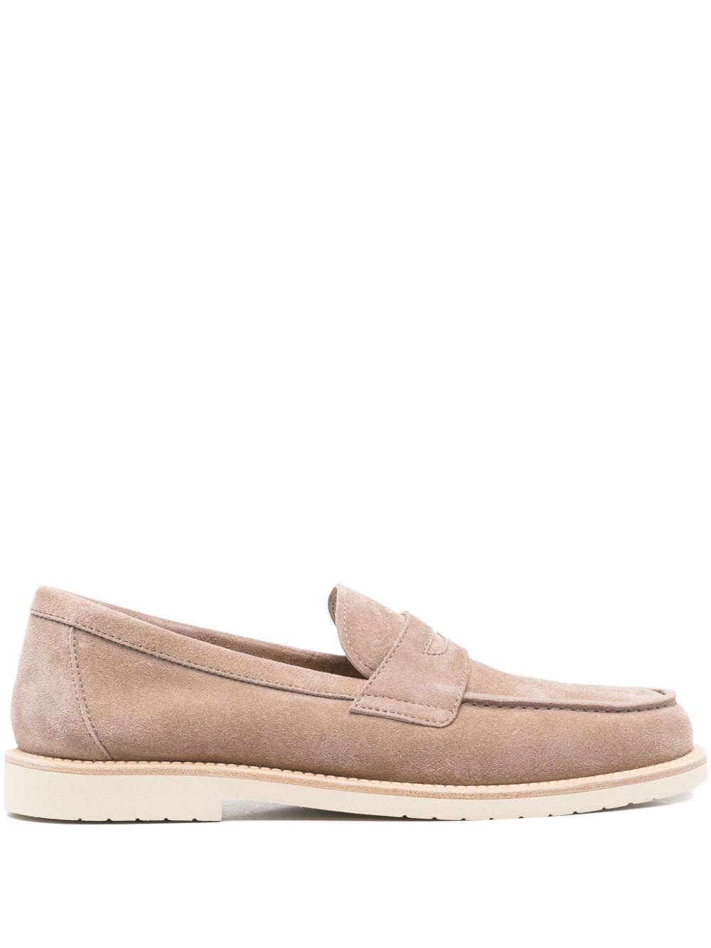 Mocassini piatti in pelle Brunello Cucinelli