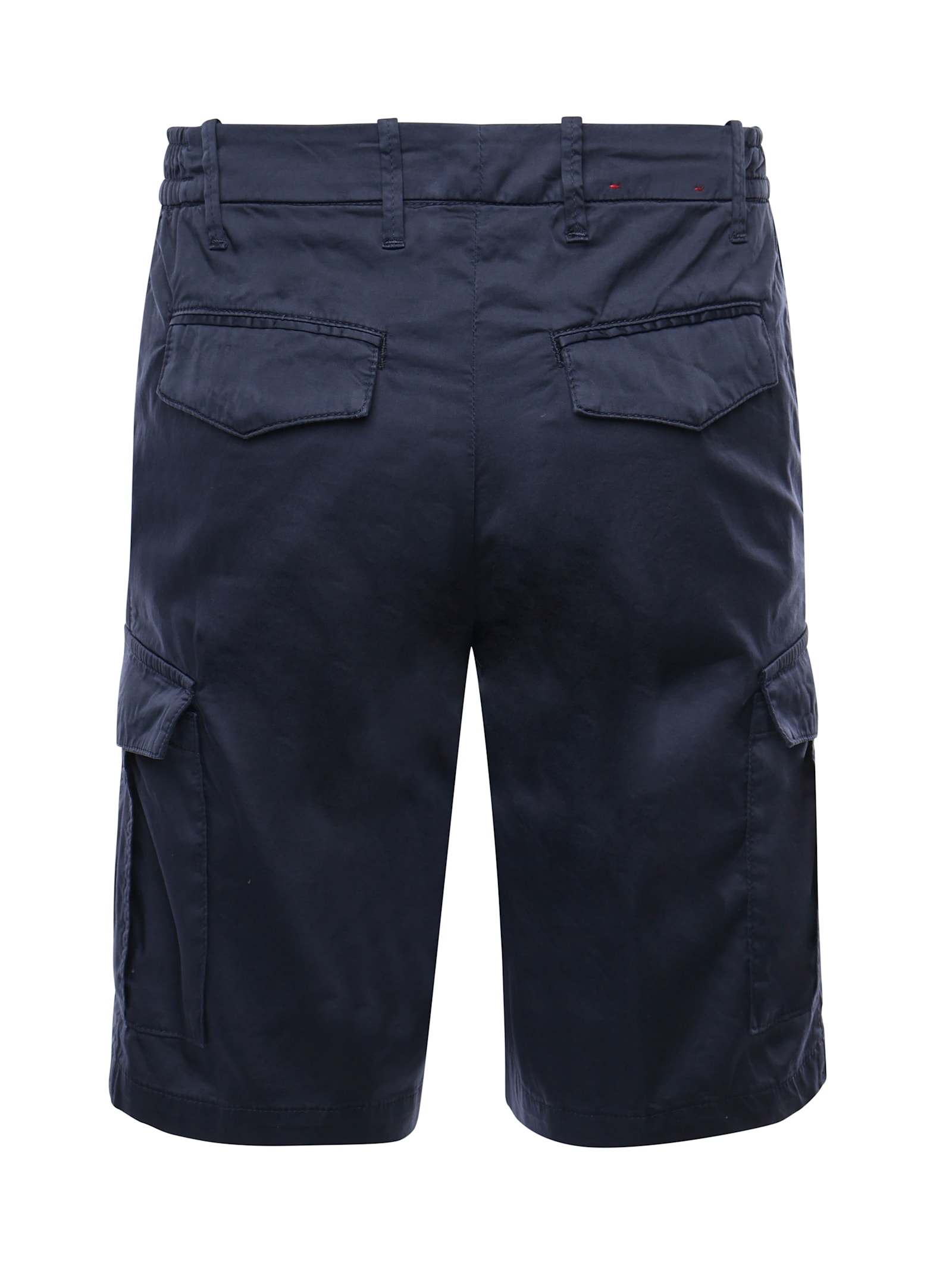 Eleventy Belt-loop Shorts In Blue