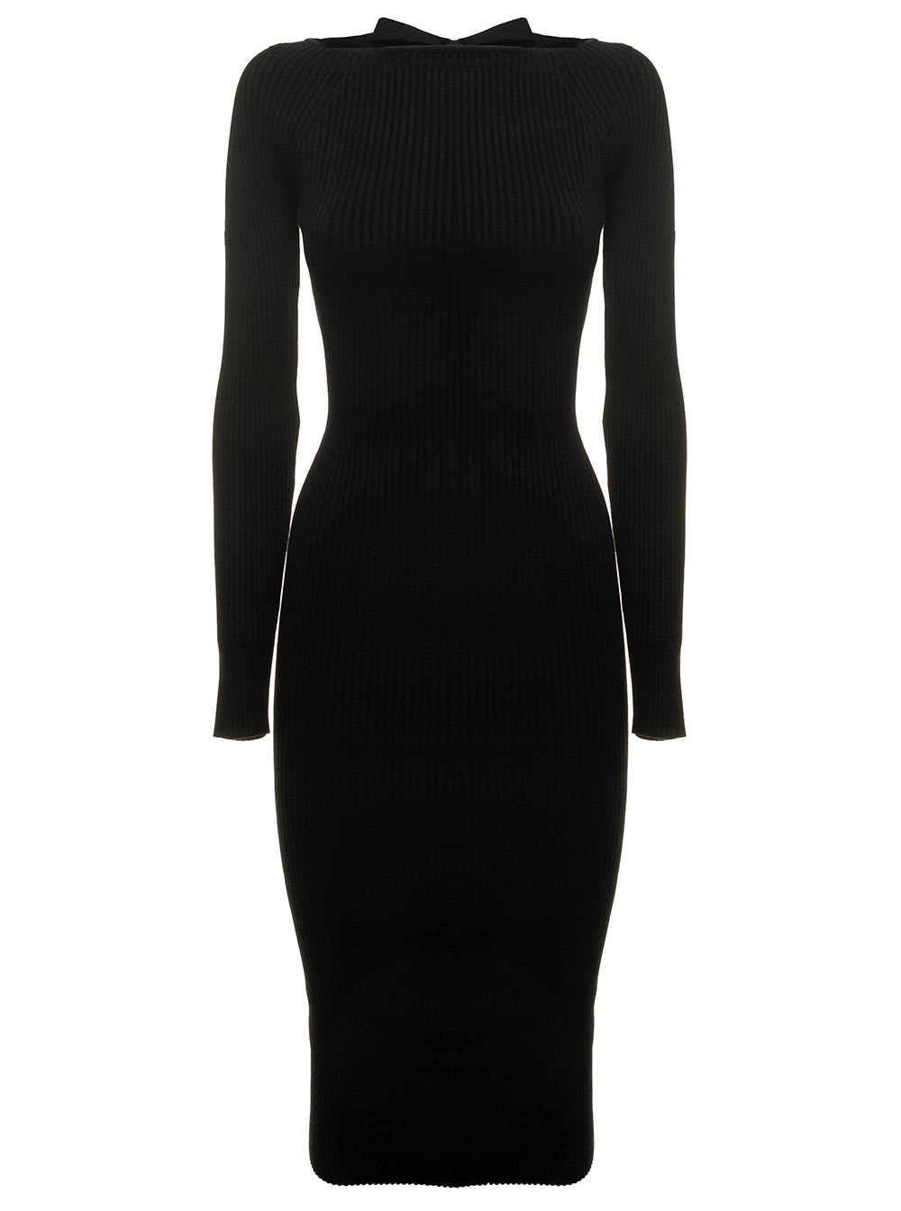 Giuseppe di Morabito Viscosa Knitted Dress With Chain Details