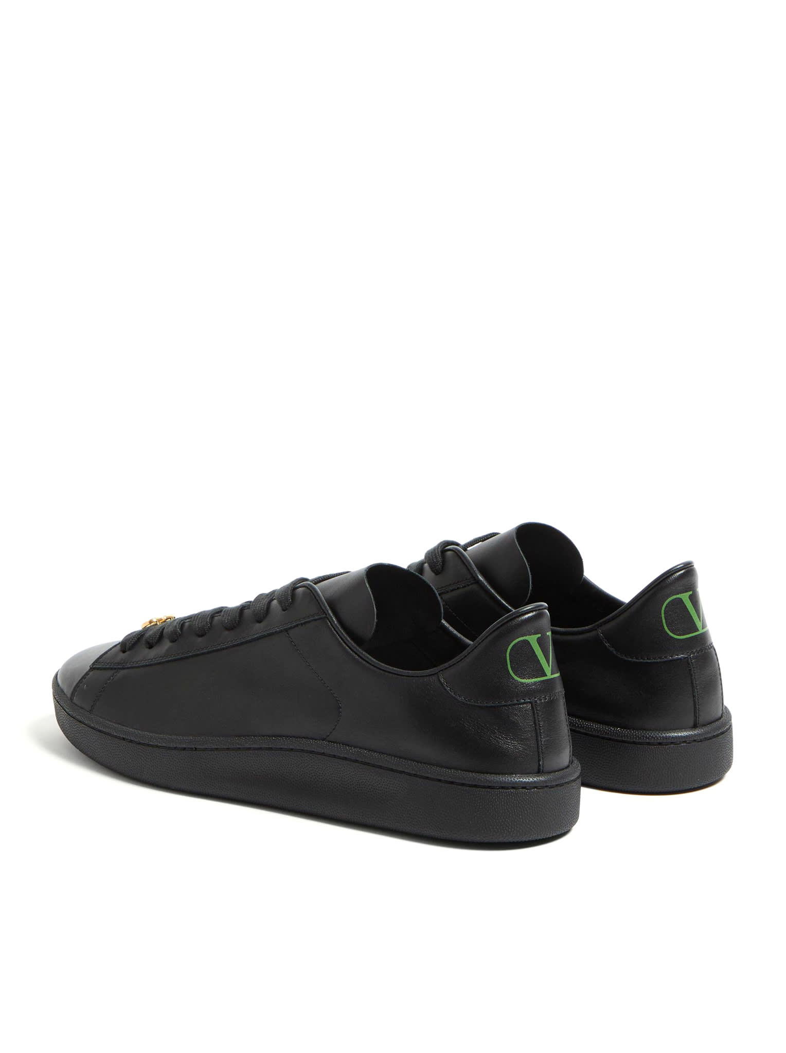 Valentino Low Top Rubber Sole Sneakers