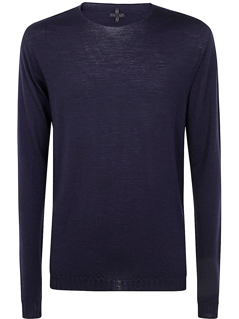 Shop Md75 Round Neck Sweater In Blue