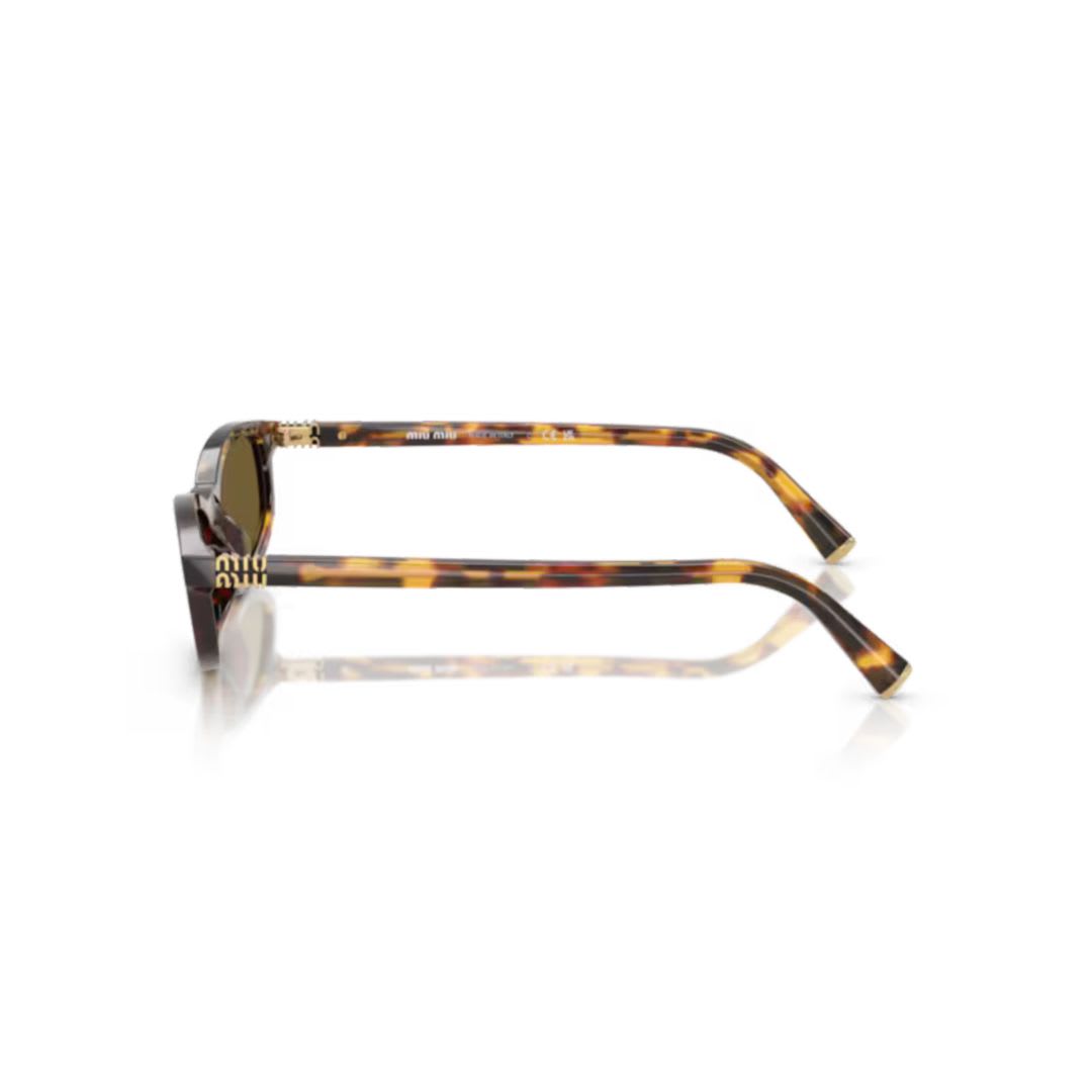 Miu Miu 0mu A06s 14l09z Havana Miele Sunglasses In Brown