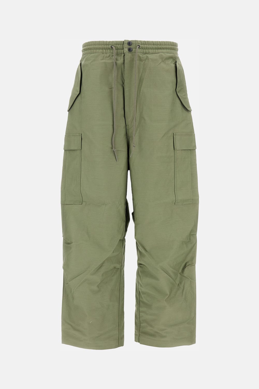 Junya Watanabe Drawstring Cargo Casual Pants In Green