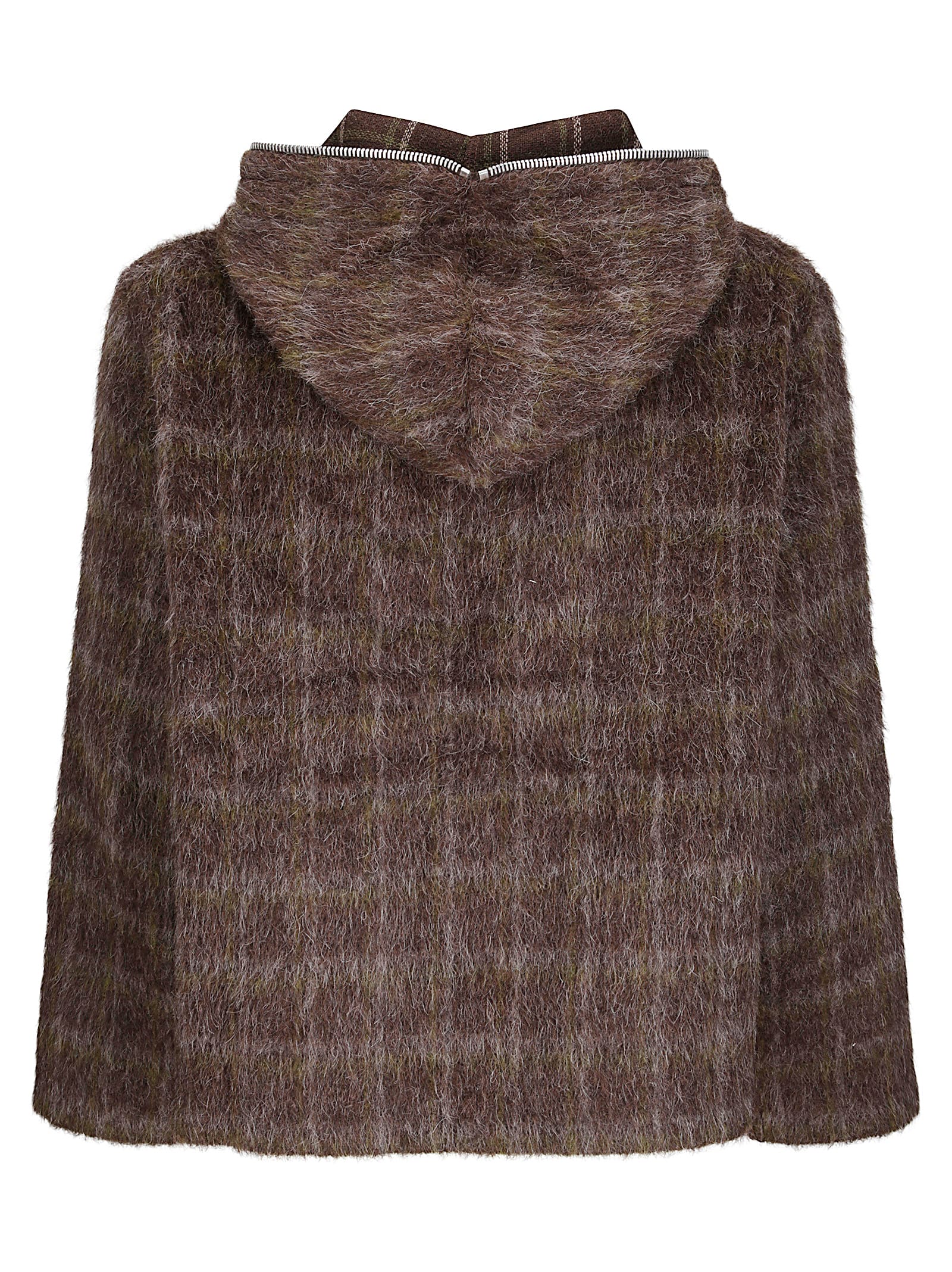 Our Legacy Check Pattern Wool Blend Sweatshirt In Multi