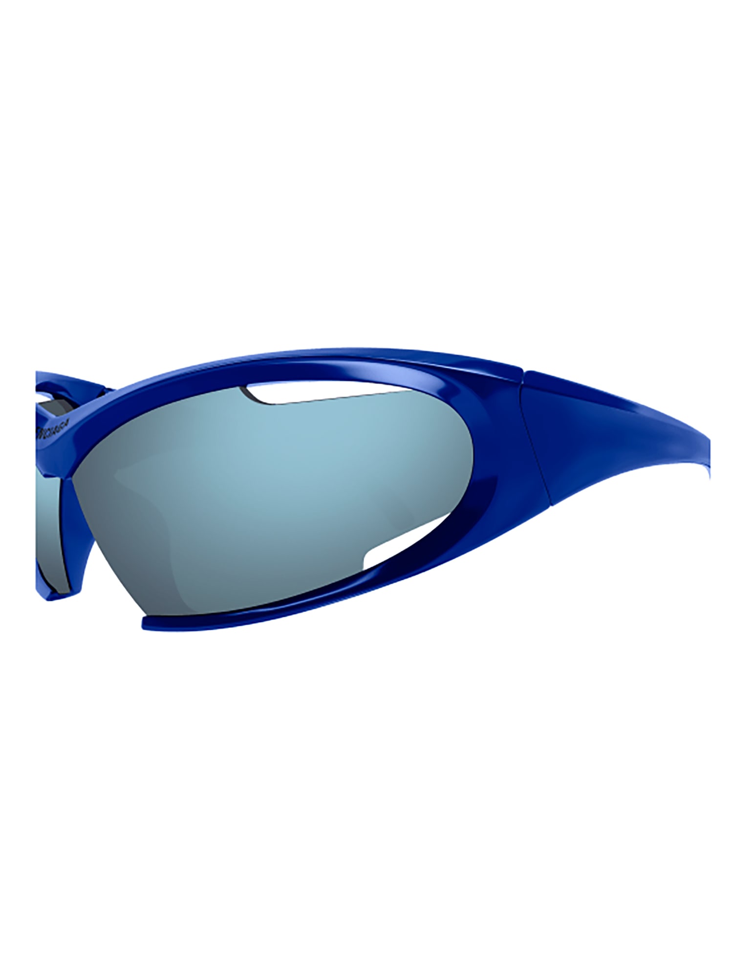 Shop Balenciaga Bb0318s Sunglasses In Blue Blue Blue