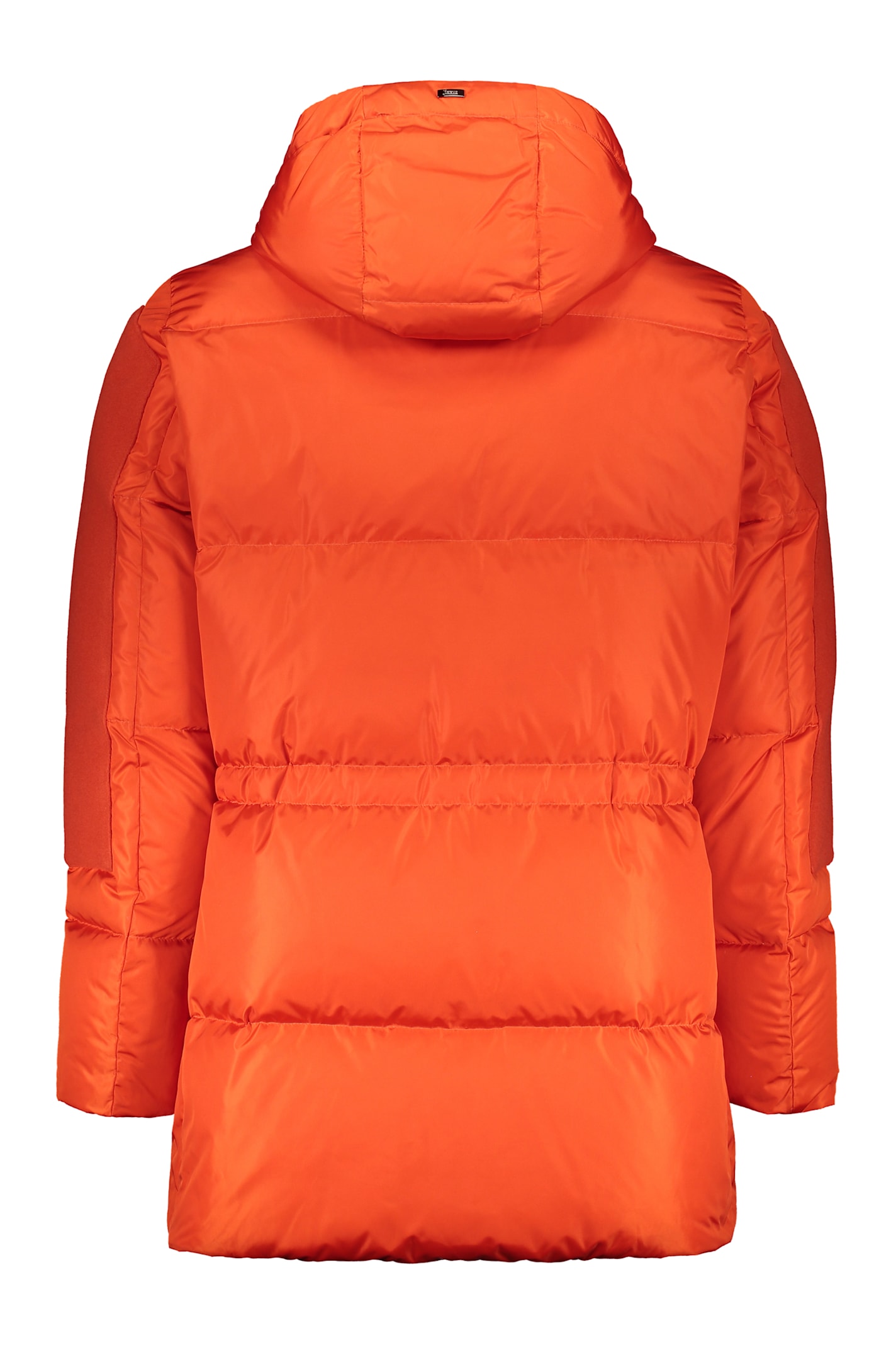 Herno Hooded Padded Jacket In Coral