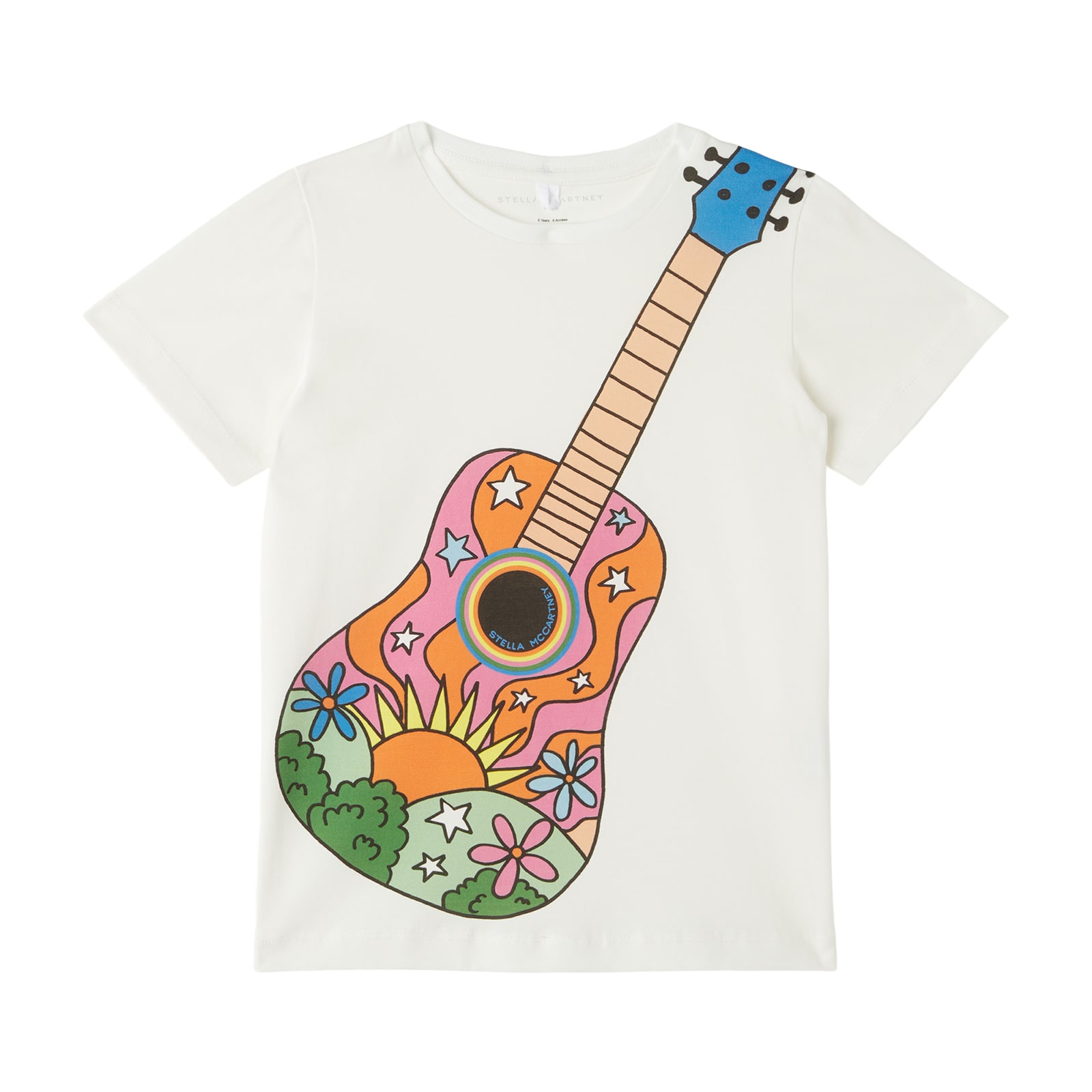 Stella Mccartney Printed T-shirt In Cream