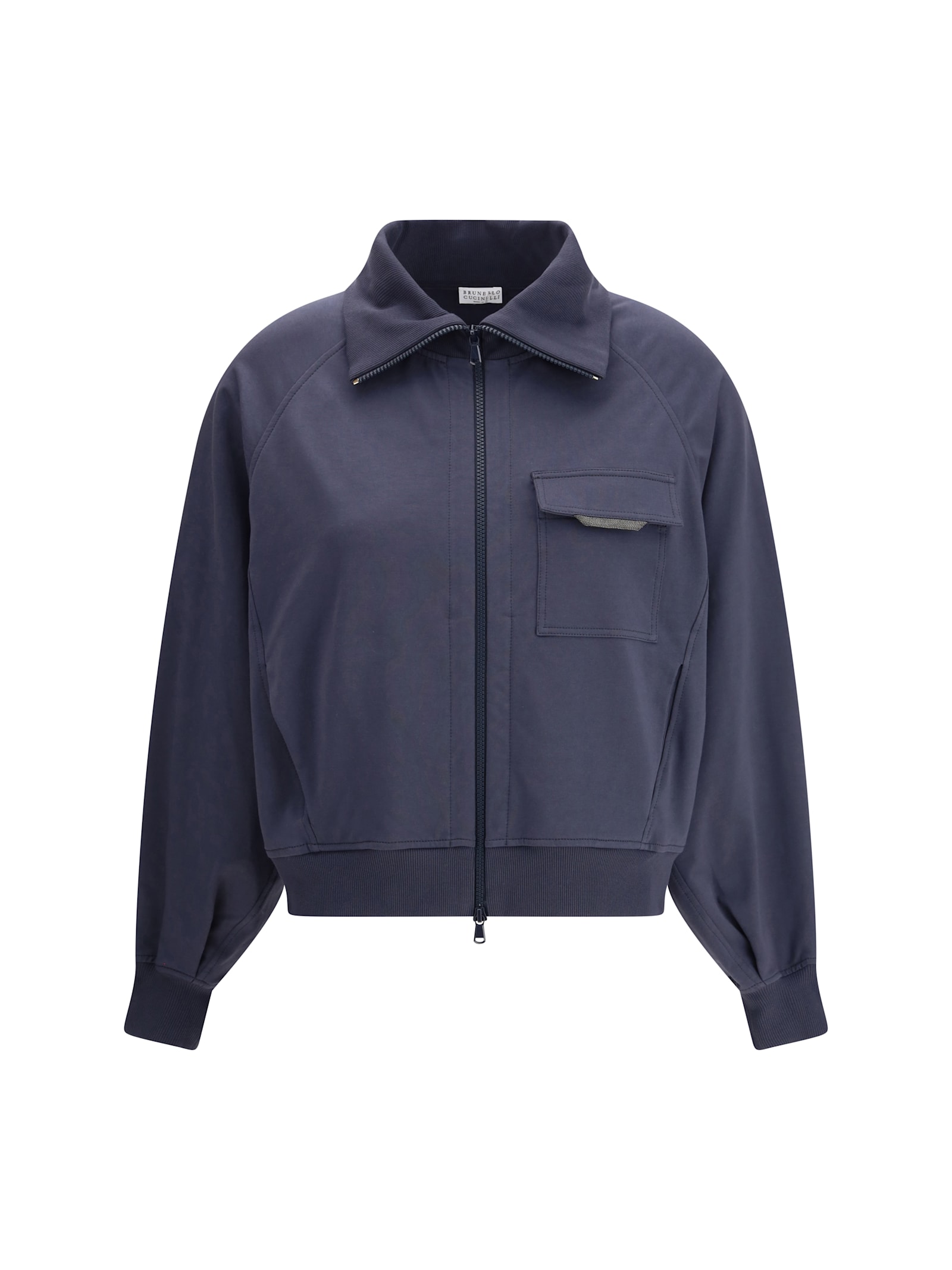 Brunello Cucinelli Cotton Cardigan In Blue