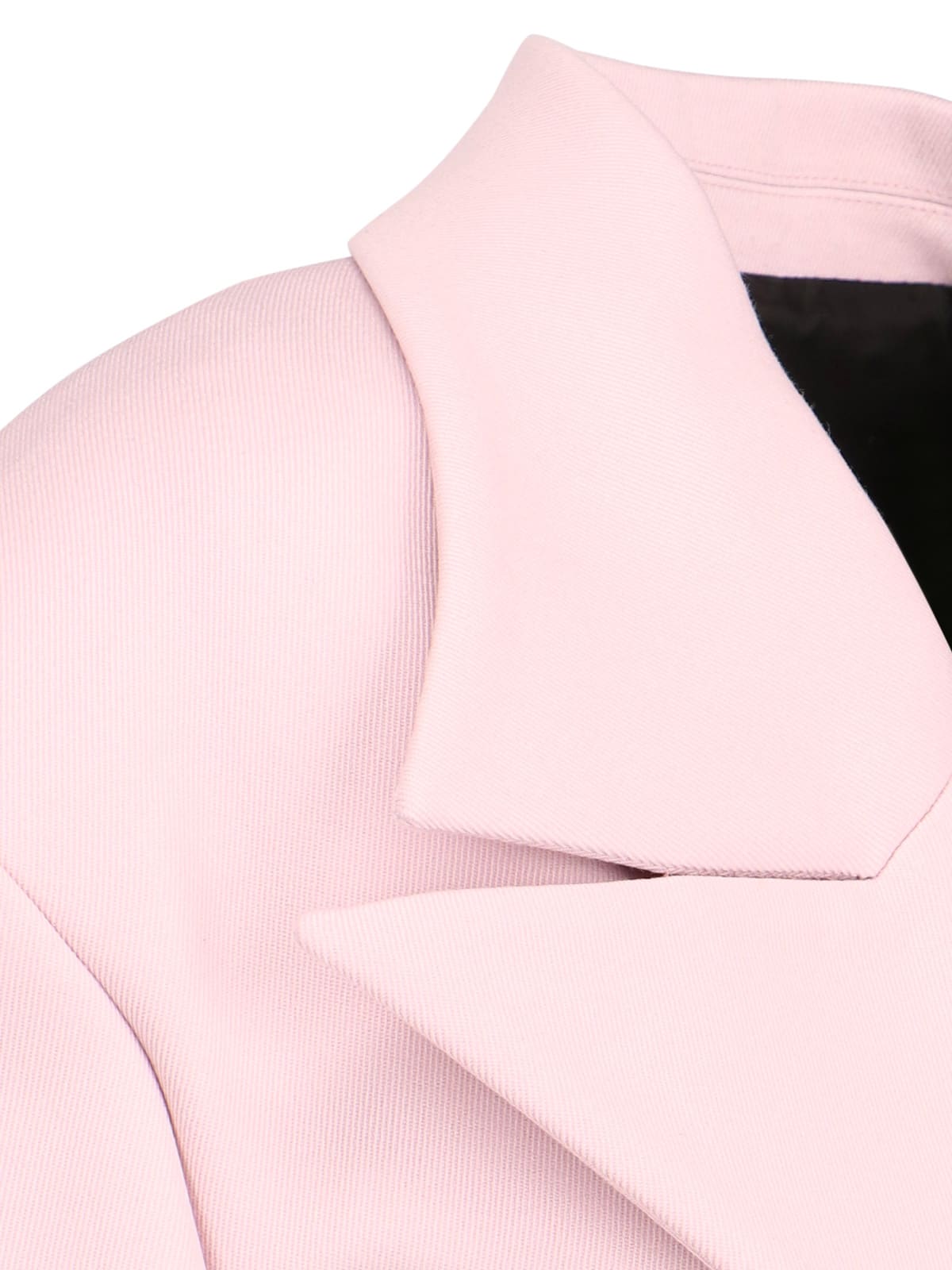 Shop Attico Single-breasted Blazer In Pink