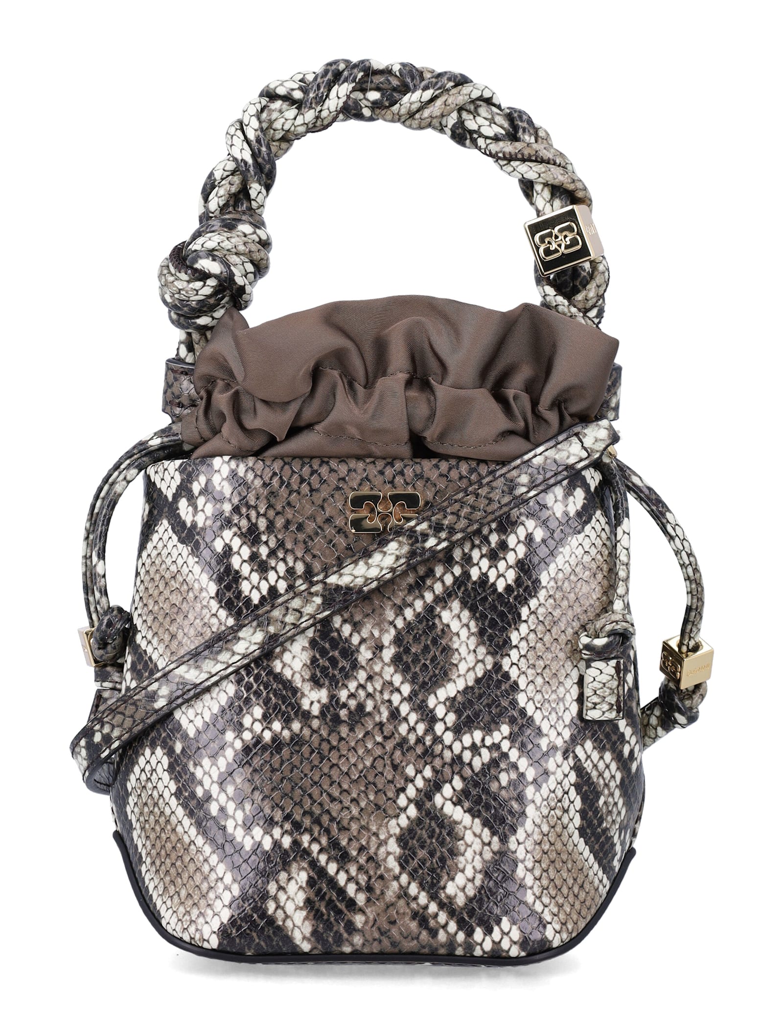 Ganni Bou Bucket Bag In Multi