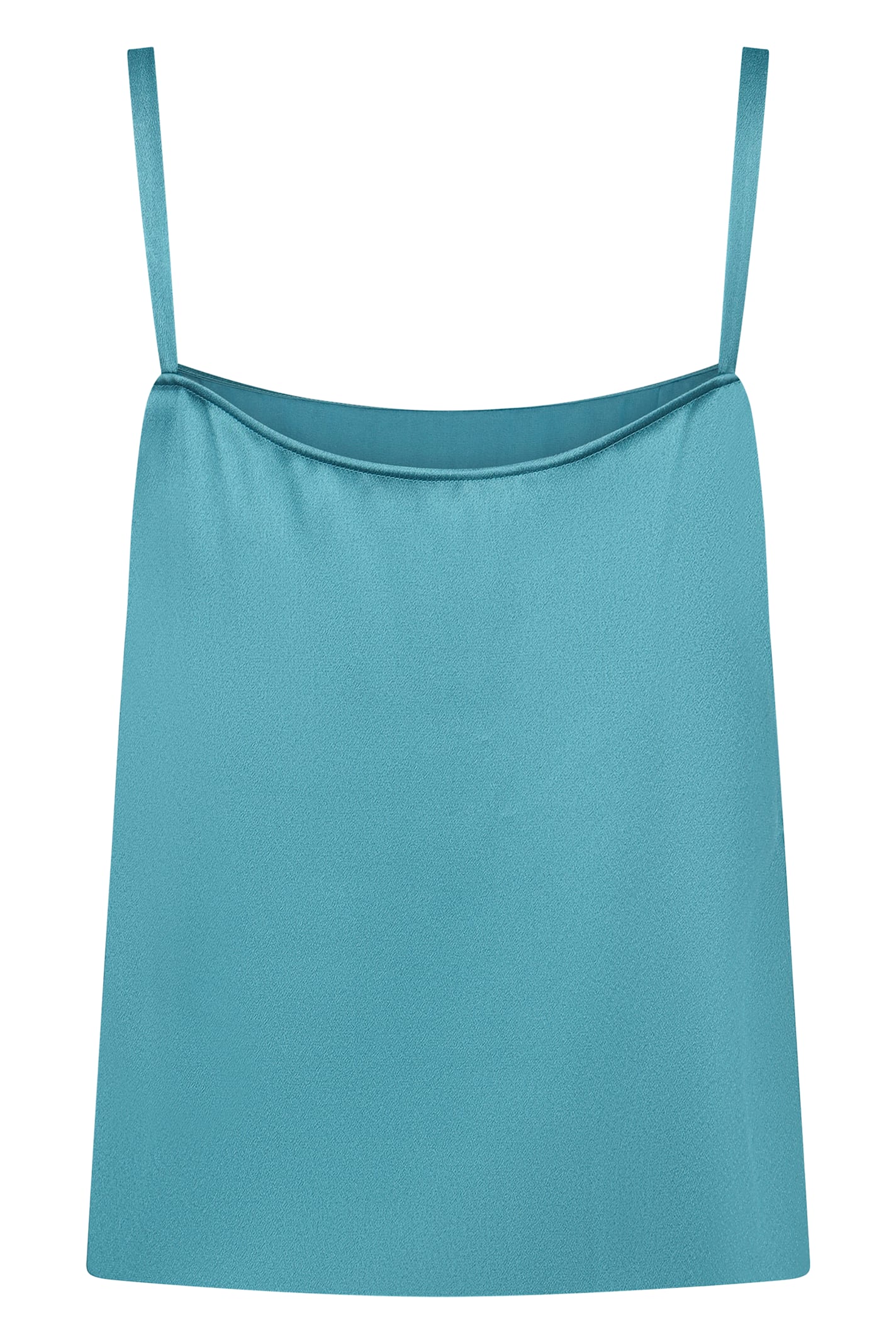 Alberta Ferretti Satin Tank Top