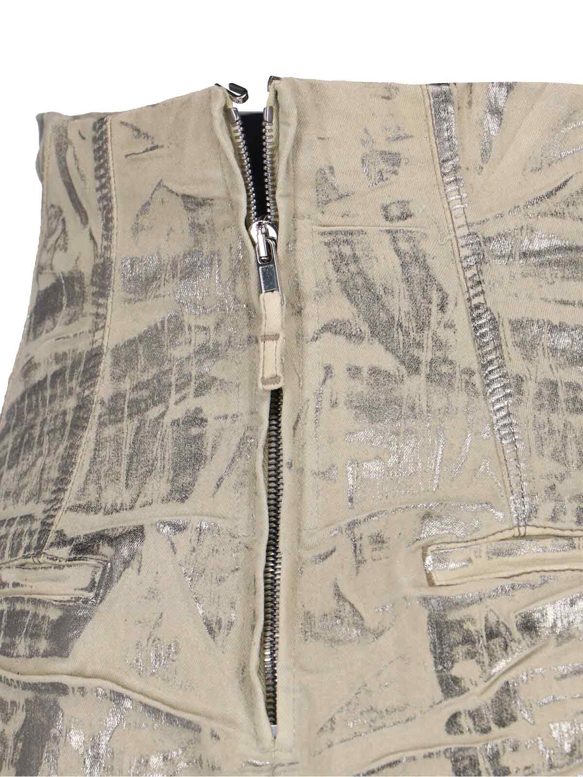 Drkshdw Concordians Shorts In Metallic