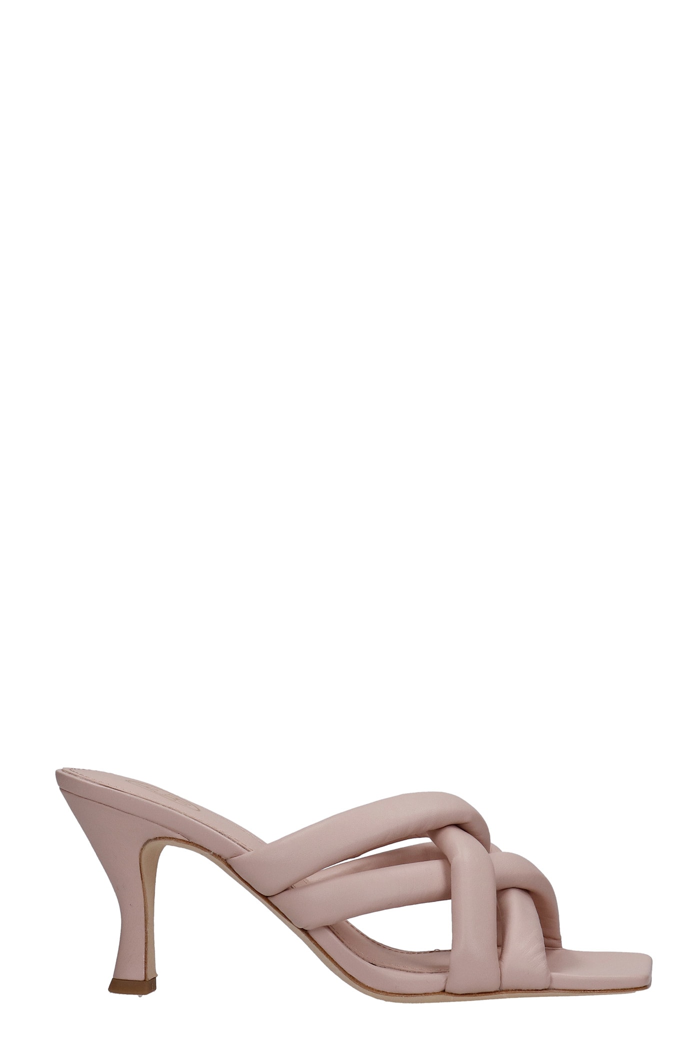 Ash Mina 02 Sandals In Rose-pink Leather