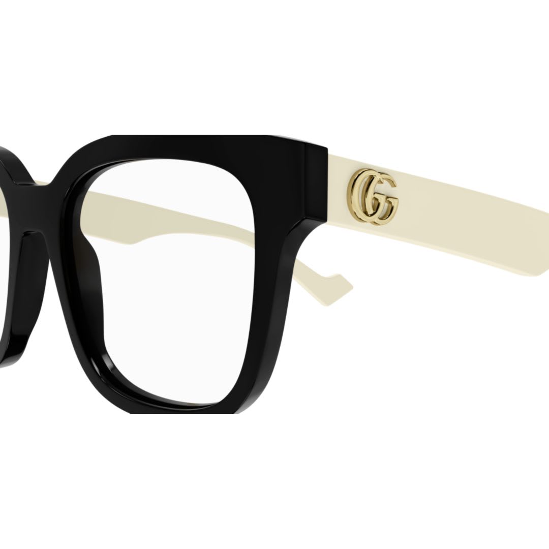 Gucci Gg0958o-002black-white-transparent In Black