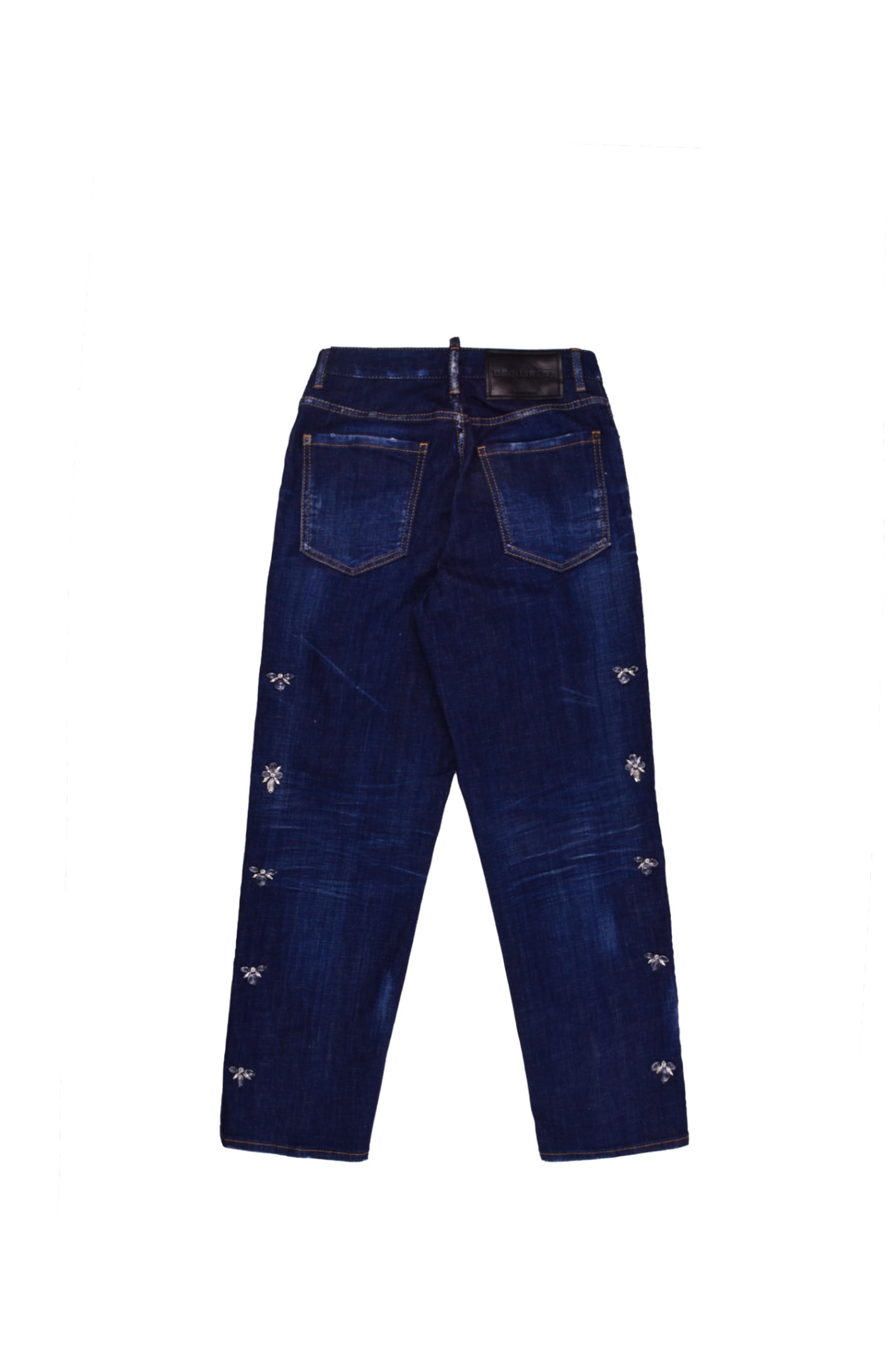 Shop Dsquared2 Jeans In Navy Blue