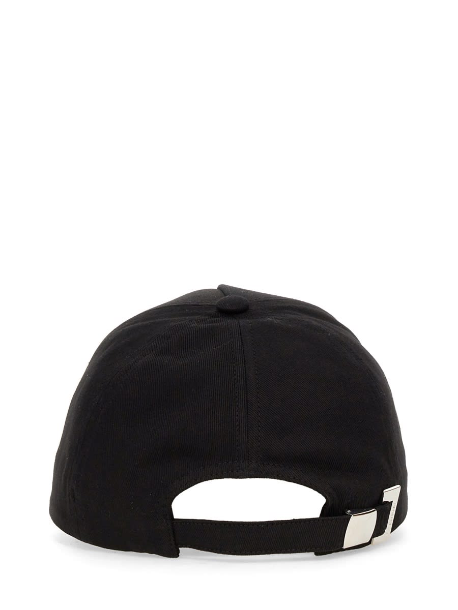 Shop Balmain Logo Baseball Cap In Black