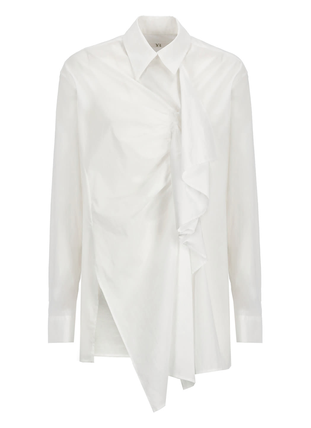 Shop Y's Cotton Shirt In White
