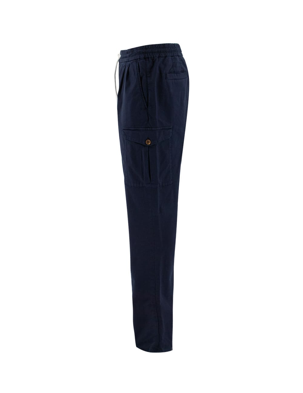 Shop Brunello Cucinelli Trousers In Navy