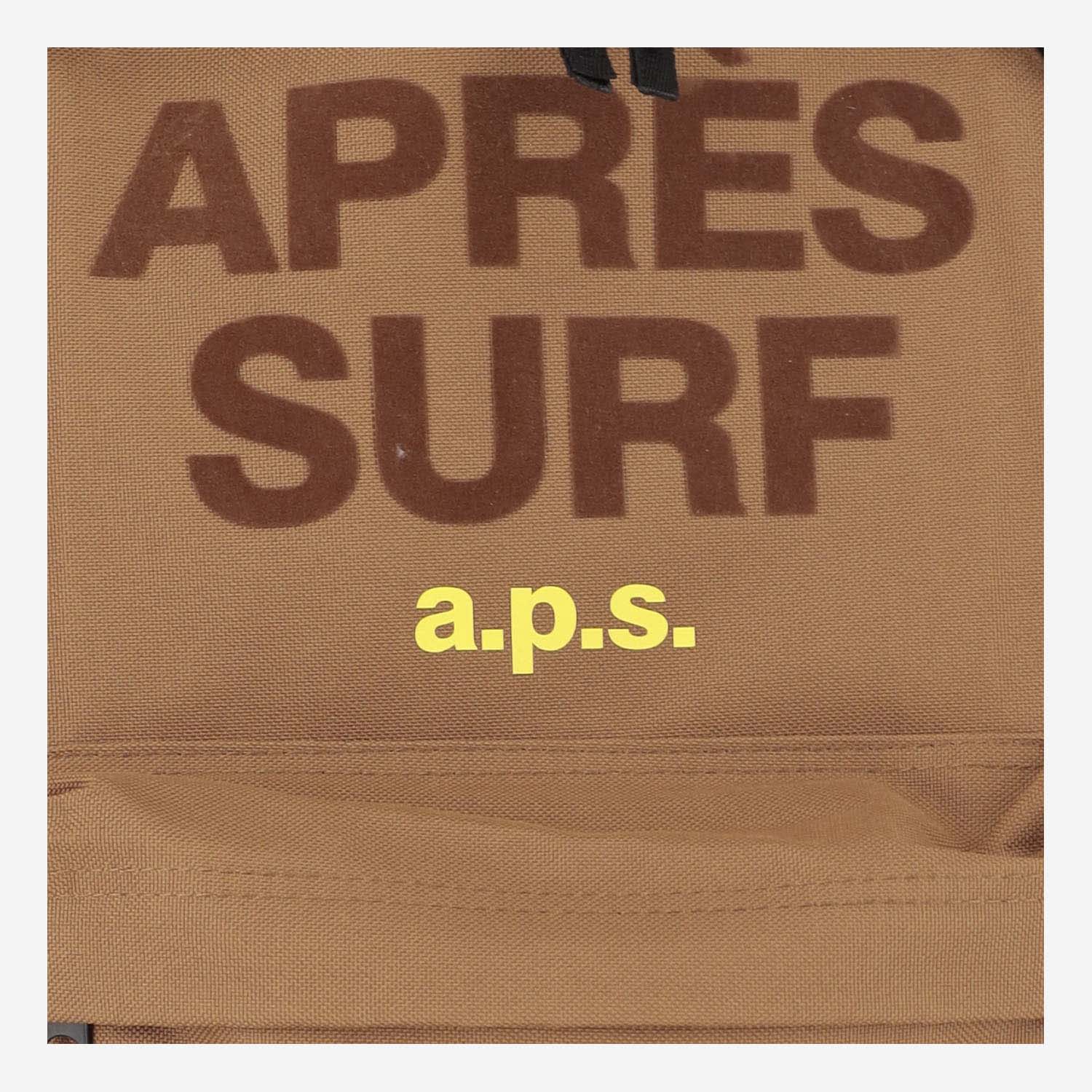 Shop Après Surf Technical Fabric Backpack With Logo In Brown