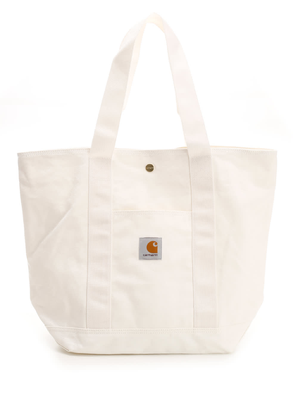 Shop Carhartt Dearborn Canvas Tote Bag In White