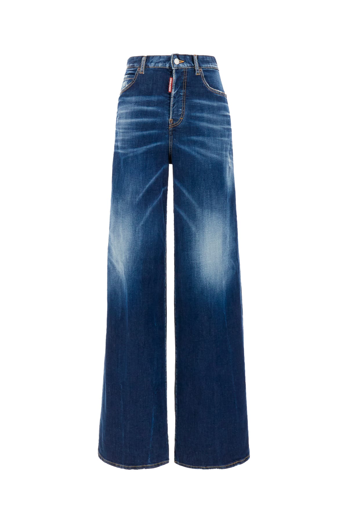 Dsquared2 Stretch Denim Blend Traveller Jeans In Blue