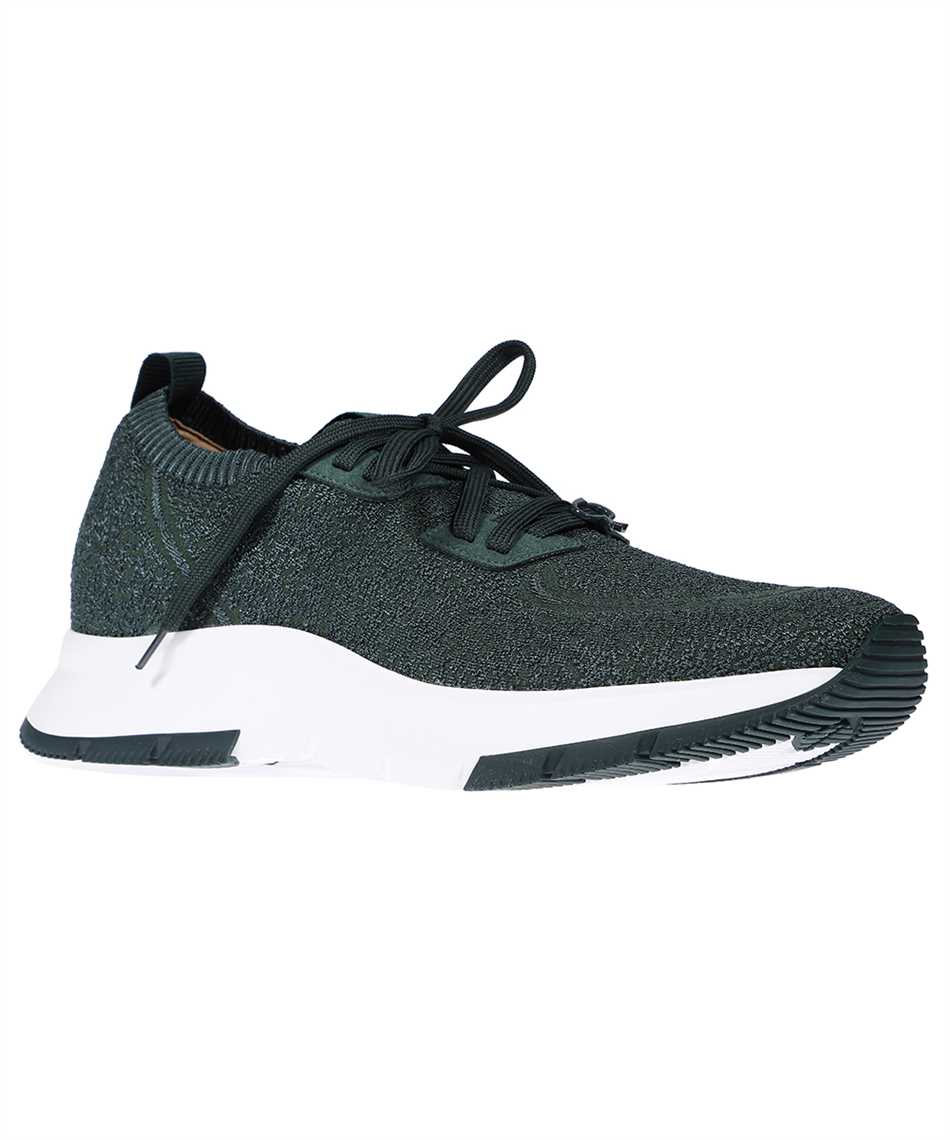 Shop Gianvito Rossi Glover Fabric Low-top Sneakers In Green